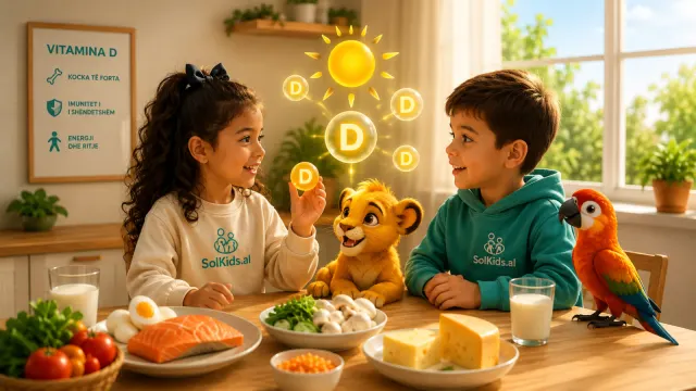 Vitamina D për Fëmijë: Pse Mungon dhe Si ta Zgjidhni