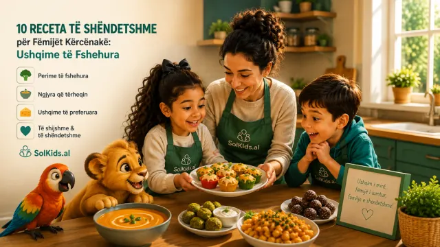 10 Receta të Shëndetshme për Fëmijët Kërcënakë: Ushqime të Fshehura