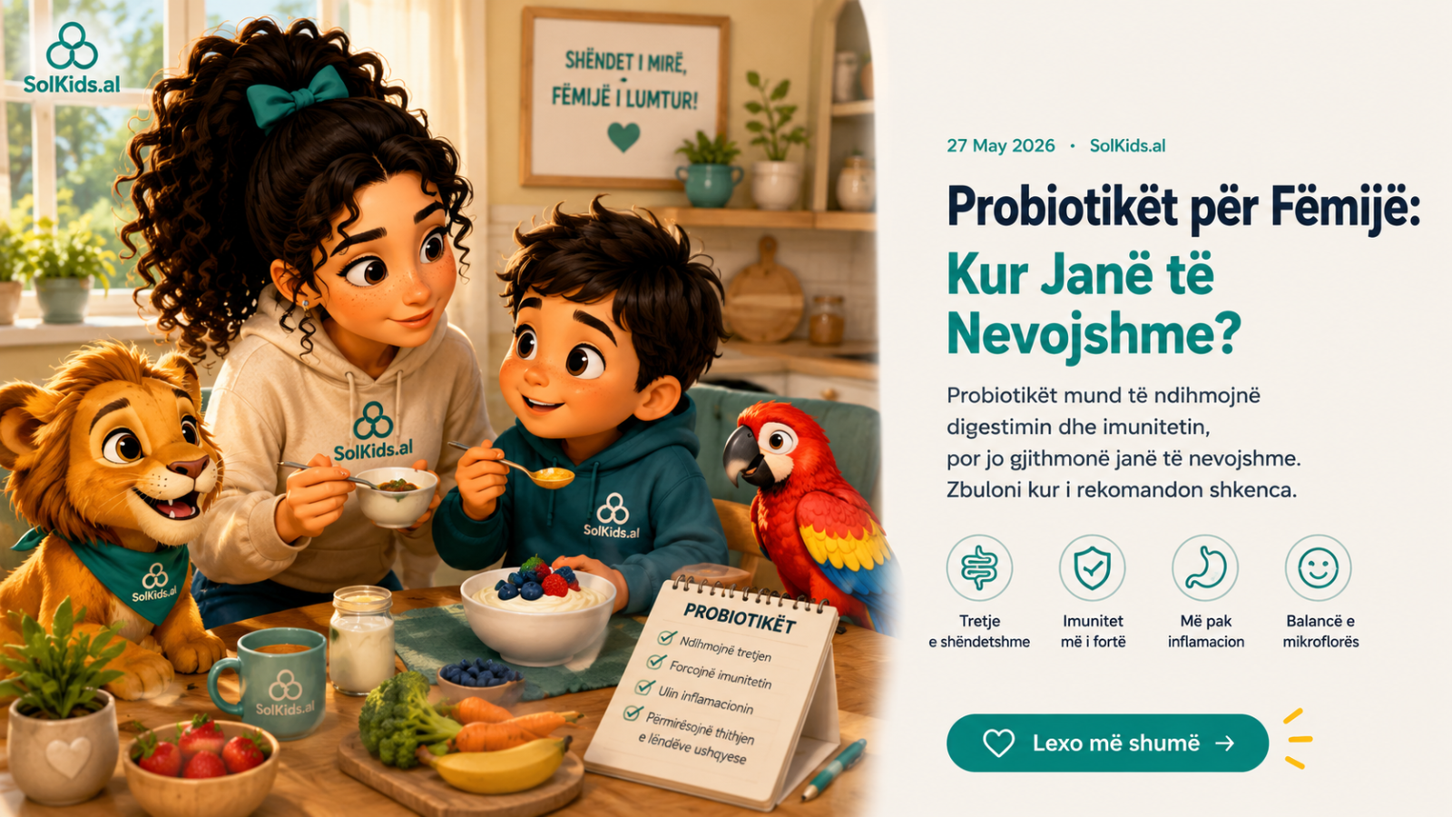 Probiotikët për Fëmijë: Kur Janë të Nevojshme?