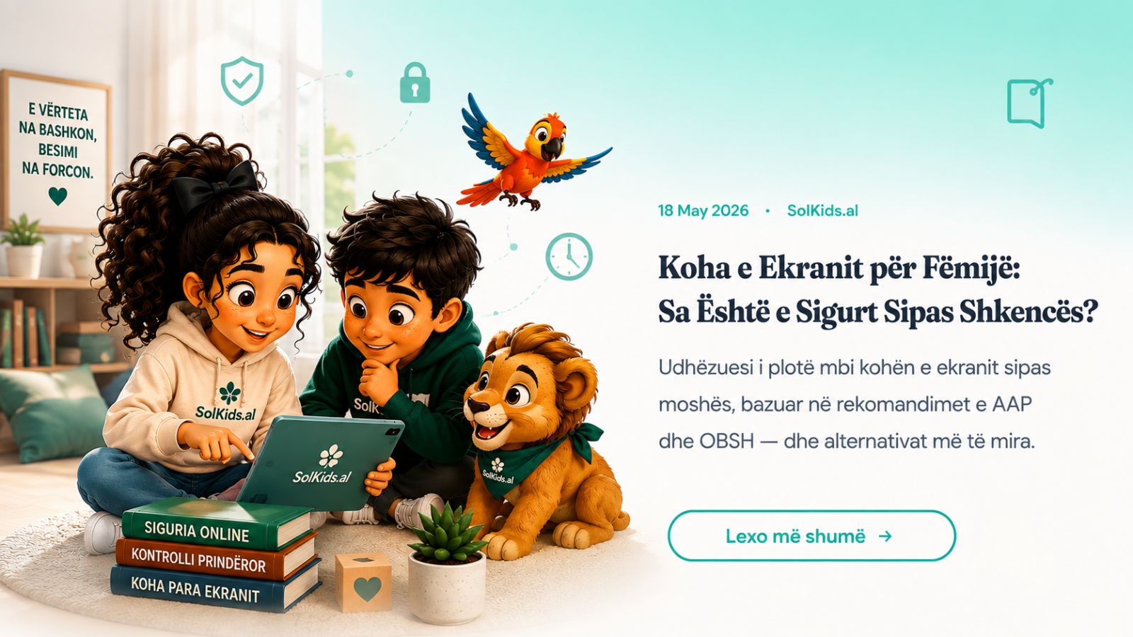 Koha e Ekranit për Fëmijë: Sa Është e Sigurt Sipas Shkencës?
