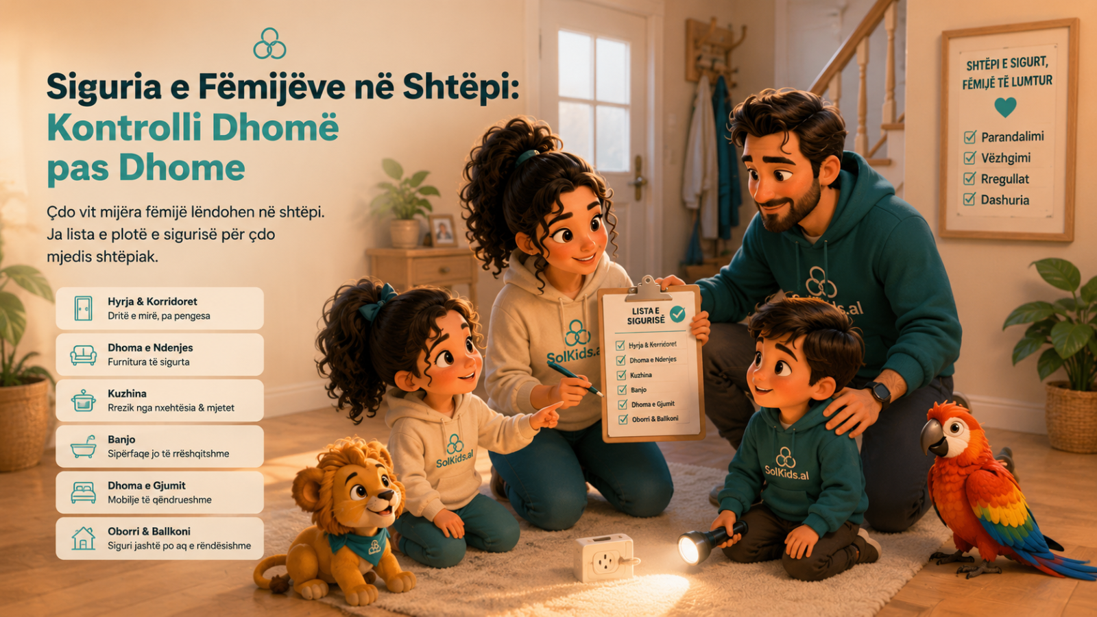 Siguria e Fëmijëve në Shtëpi: Kontrolli Dhomë pas Dhome