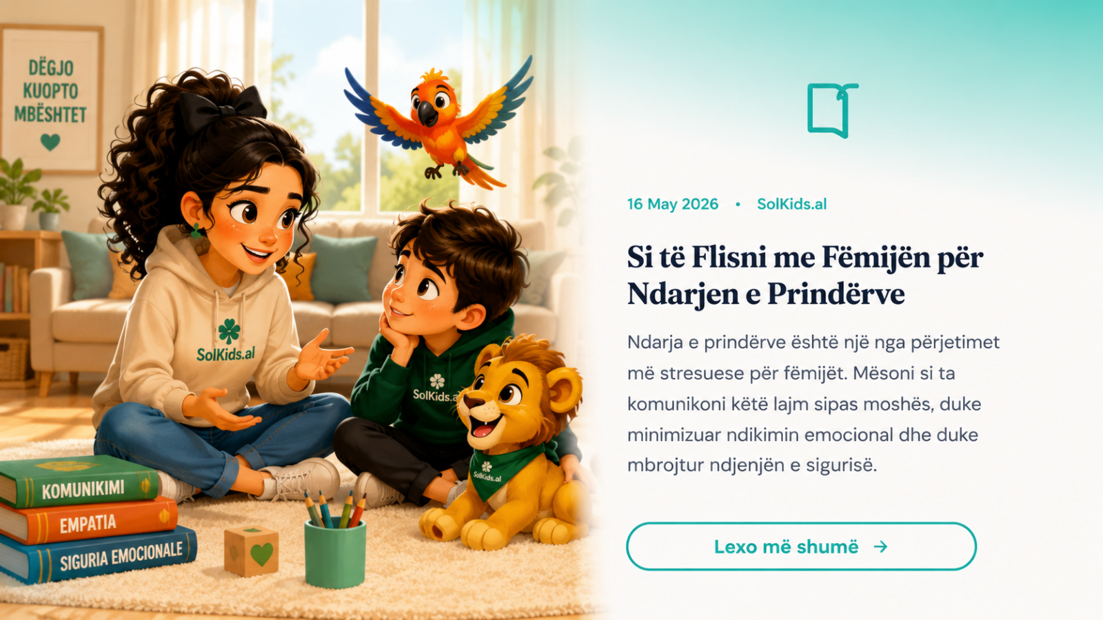 Si të Flisni me Fëmijën për Ndarjen e Prindërve