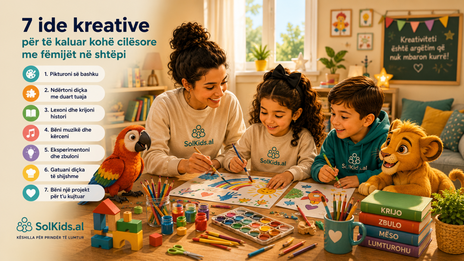 7 aktivitete për zhvillimin e kreativitetit