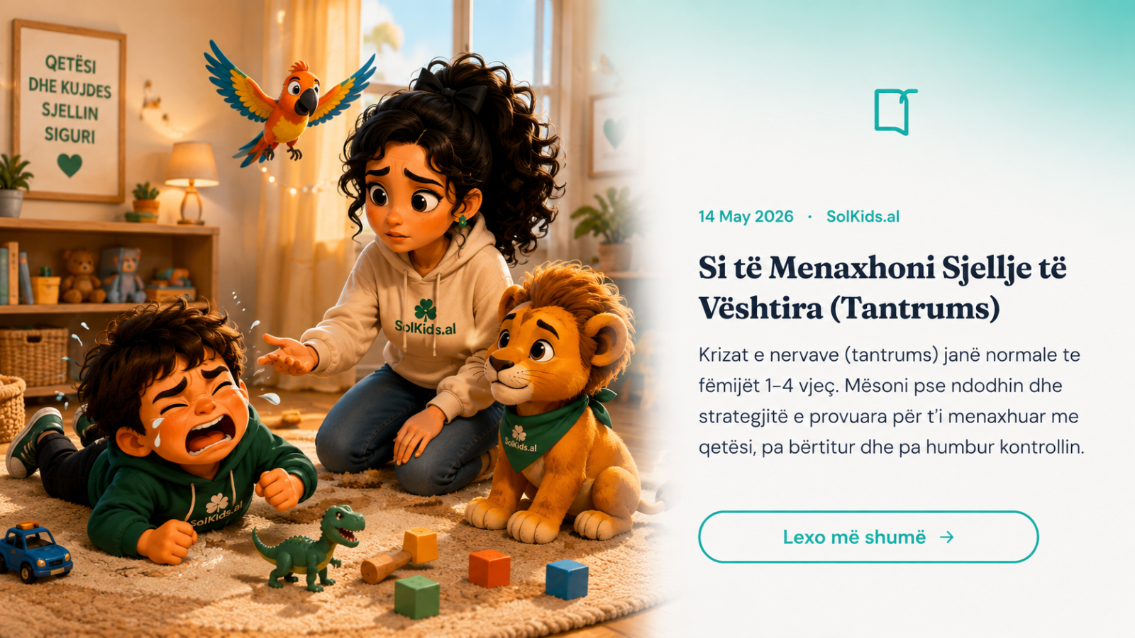 Si të Menaxhoni Sjellje të Vështira (Tantrums)